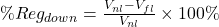 Rendered by QuickLaTeX.com \%Reg_{down} = \frac{V_{nl} - V_{fl}}{V_{nl}} \times 100\%