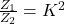 Rendered by QuickLaTeX.com \frac{Z_1}{Z_2}=K^2