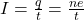 Rendered by QuickLaTeX.com I=\frac qt =\frac {n e}{t}