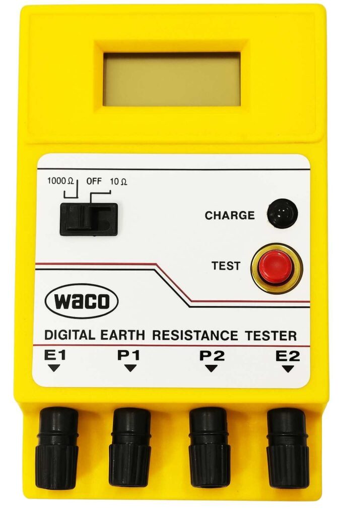 Earth tester with Simple Connection Diagram and applications
