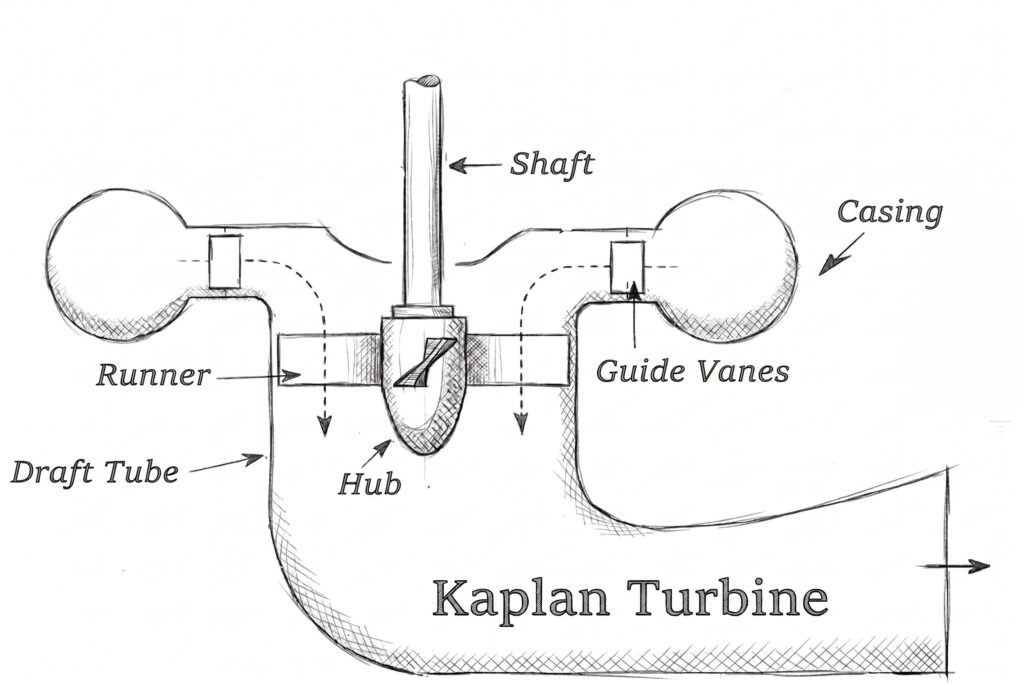 Kaplan Turbine Diagram